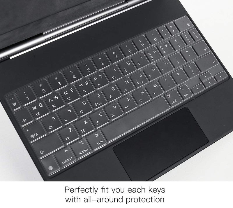 CaseBuy Ultra Thin Keyboard Cover for Apple iPad Air 11-inch(M2 2024) & iPad Air 5th 4th Gen & 2022 M2 iPad Pro 11 inch with Magic Keyboard(4th 3rd 2nd Generation), US Keyboard Layout - Image 4